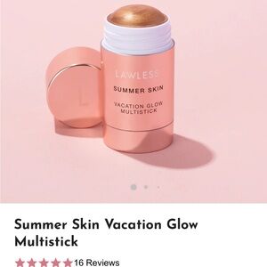 Lawless Summer Skin Vacation Glow Vegan Multistick: Tropics, bronze shimmer NWT